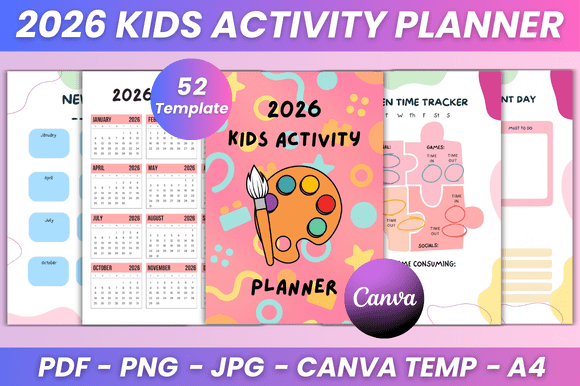 2026 Kids Activity Planner Kdp Interior: A Strategic Blueprint for Creative Organization and Productivity