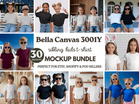 Bella Canvas 3001Y Sibling Kids Bundle: A Practical Evaluation for Designers