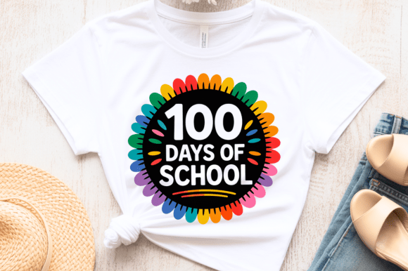 Celebrating Educational Milestones with the 100 Days of School Rainbow Badge PNG: A Design Asset for Modern Educators and Creators