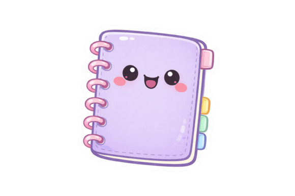 Kawaii School Planner Sticker