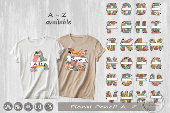 Pencil Name Frame, Split Name Frame