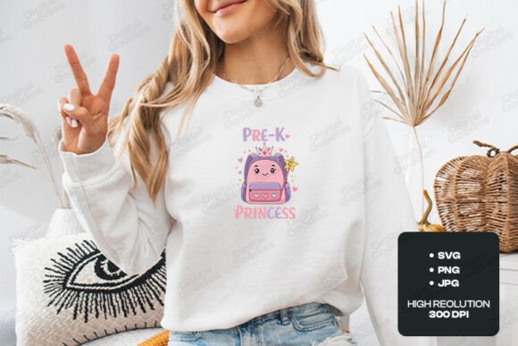 Pre K Princess Cute Backpack Design