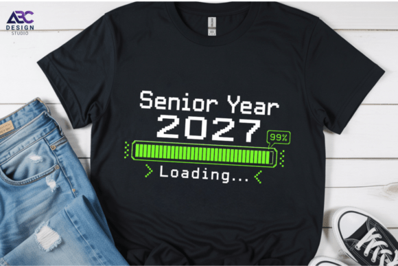 Senior Year 2027 Loading: The Ultimate Retro-Gamer Back-to-School Design for Class of 2027