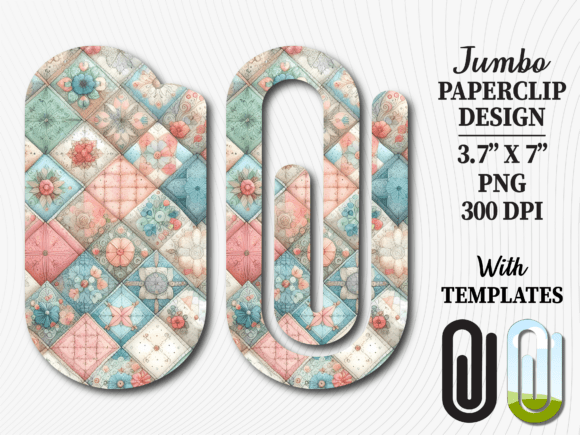 The Strategic Value of Vintage Floral Patch Jumbo Paperclip PNG in Modern Digital Design