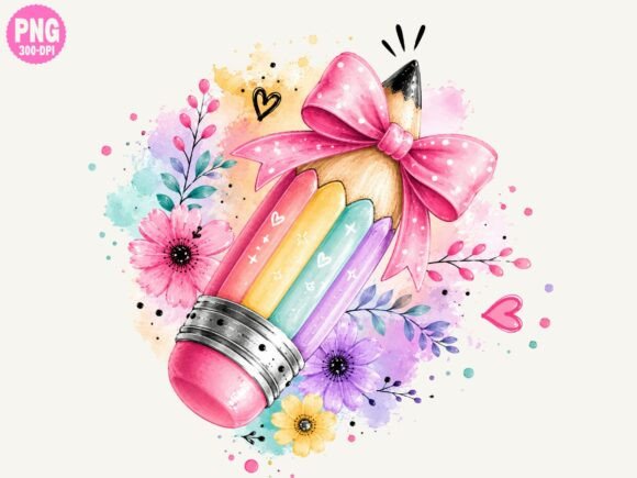 The Ultimate Guide to Using Cute Rainbow Pencil PNG Designs for Teacher Apparel and School Creations
